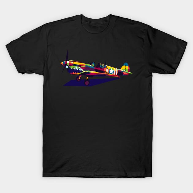 P-40 Warhawk T-Shirt by wpaprint